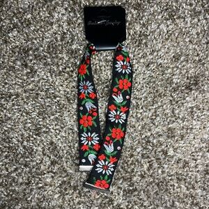 NWT Fashion Jewelry choker, black floral